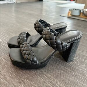 a new day Braided Women's Block Heels (Size 6)